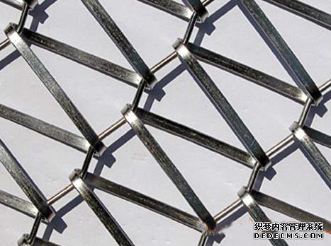 不锈钢曲轴扁丝网带