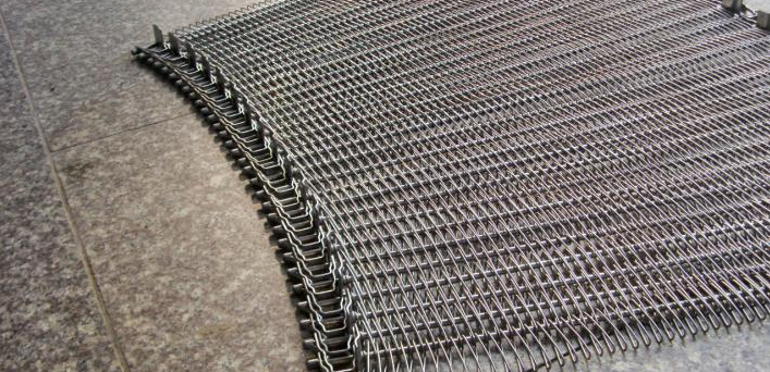 不锈钢烘干带挡边输送带